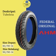 Federal TUBELESS TIRE 80/90-14 AND 90/90-14 ORIGINAL AHM