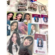 Compilation of genuine Hyeri and Friendly Rivalry members cards Photocard Kpop