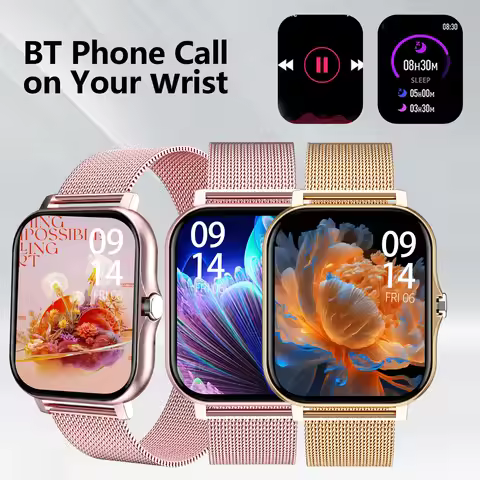 Smart Watch Wireless Calling/Dial Sport Mode Calling Reminder and Rejection Fitness Monitoring for I
