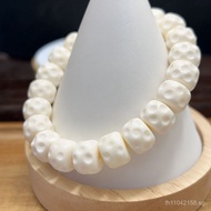 Camel Bone Bracelet Degreased Single Circle White Natural Unisex Cheese Old Style Bracelet Hand Stri