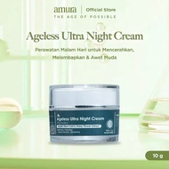 Amura Night Cream Ultra Ageless Skincare Anti Aging Mengencangkan Kulit Melawan Tanda Penuaan Cream 