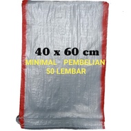 [ready] Karung beras 15 kg transparan