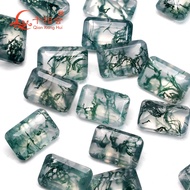 5A Emerald faceted Natural Cut Natural Water grass agate loose gemstones for Jewelry