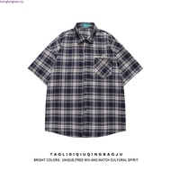 NEO CROP BOXY MOODDAY PROJECT FLANNEL WORKSHIRT