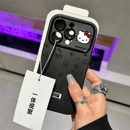 Snowman Hello Kitty Large Window iPhone Case Compatible with iPhone 16 Pro Max/15/14 Pro Max/13 Pro 