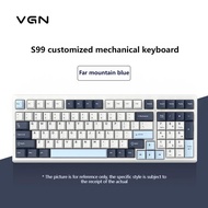 VGN S99 Three mode RGB backlight customized mechanical keyboard full key hot swappable