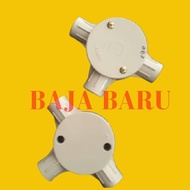 T-DUS PUTIH 5/8 CABANG 3 KECIL LEBIH TEBAL/INSTALASI LISTRIK RUMAH