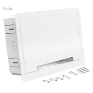 Dudu Recessed TV Outletand Networks Enclosure Entertainment Area Organizers