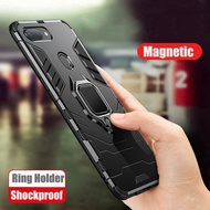 OPPO R15 Dream R15X R17 Pro R9 R9S R11 R11S Plus K1 Casing【Magnetic Ring Kickstand】Hard Cover Case