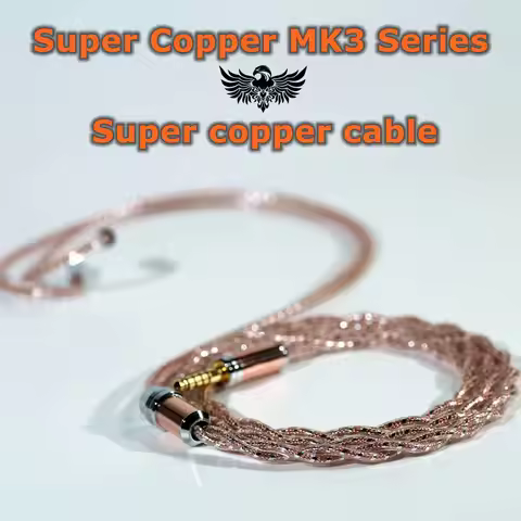 Super Copper MK3 Series Pure Copper Super Earphone Upgrade Cable 0.78MM IE900 N5005 MMCX EAR Z1R T2