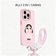 Crybaby Cute Print 2 In 1 Popular Casing Realme C85 Pro 60X C75X C75 C71 Casing