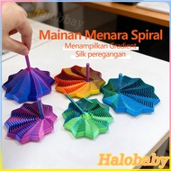 【Halo】 3D Printed Creative Hexagonal Spiral Tower Fidget Star Handles PLA Expanded Sensory Fidget To
