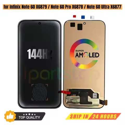 iParts Replacement Display for Infinix Note 60 5G X6879 Note 60 Pro X6878 Note 60 Ultra X6877 AMOLED