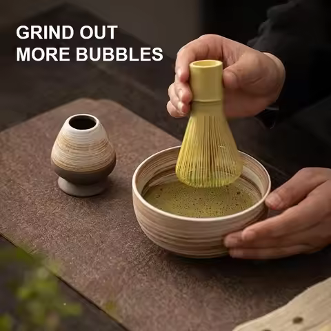 Traditional Matcha Whisk Reusable Resin Matcha Whisk Chasen Dishwasher Safe Matcha Stirrer Matcha Gr