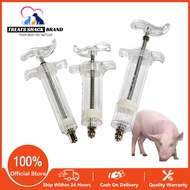 5/10/50ml Syringe Veterinary Fiber Glass Syringe Heavy Duty Injection Syringe for Pig Farm Animal Medicine Feeder