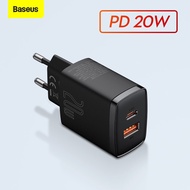 Baseus 20w Type C Dual Usb Fast Charging Adapter Usb Pd Charger Portable Travel Charger Wall Charger