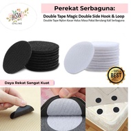 Double Tape Round Adhesive Velcro Multipurpose Adhesive Tape 3m Double Tape Multipurpose Adhesive Ta