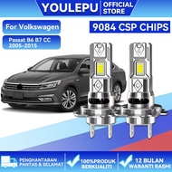 Volkswagen Passat B6 B7 CC 2005-2015 2PCS Mini car led headlights H7 Car Headlight Bulbs 1500W 12000