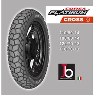 ✿CORSA PLATINUM CROSS S 110/80-14 100/80-14 110/70-13 140/70-13 Free Tire Sealant