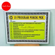 10 PROGRAM POKOK PKK - PAPAN POSYANDU - RASELLA MANDIRI
