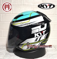 HELM KYT DJ MARU #13 BLUES|KYT HALF FACE BIRU TOSCA