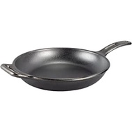 Lodge Pro-Logic Seasoned Cast Iron Skillet - 12 Inch Modern Design Cast Iron Frying Pan with Assist 