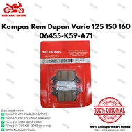 Front disc brake pads K59 Vario 125 K60R K2V Vario 150 K59J Vario 160 cbs K2S genio K0J original 100