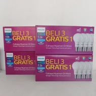 CAHAYA PHILIPS LED BULB 3 FREE 1 6W 8W 10W 12W BULB 6500K WHITE LIGHT PACKAGE COMPLETEDAY 6 8 10 12 