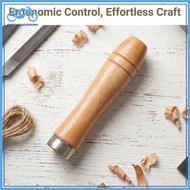 EVER Wooden File Handle Replacement Set 5Pcs Strong Rust-proof Metal Collar Durable Craft Tool for H