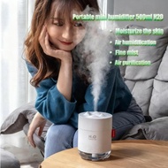 Snow Mountain Mini Portable Car Humidifier 500ml H2O Diffuser Air Humidifier USB for car bedroom