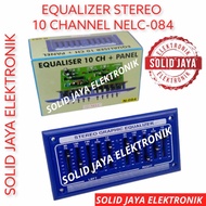 PROMO!! EQUALIZER 10CH STEREO PLUS PANEL EQUALIZER 10 CHANNEL PLUS