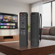 Washable Silicone Case for LG MR25 GA Magic Remote, Shockproof Anti-Slip Protective Cover with Lanya