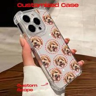 1 ชิ้น เคสโทรศัพท์พิมพ์ภาพสัตว์เลี้ยง UV ความละเอียดสูงแบบกำหนดเอง, ใสกันกระแทก เข้ากันได้กับ 17 Pro