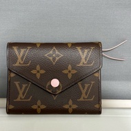 LV Victorine monogram 錢包 粉紅