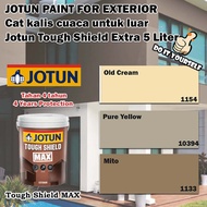Jotun Tough Shield Exterior Paint 5 Liter Old Cream 1154 / Pure Yellow 10394 / Mito 1133