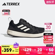 adidas BOAT排水防滑耐磨户外漂流涉水溯溪鞋男子阿迪达斯TERREX 黑色/白色 42