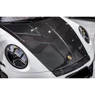 Porsche carrera 911 992 2019 - 2024 GT3 Keyvany dry carbon front bonnet bonet hood cover engine cap 