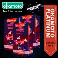 [BUNDLE OF 3] [DISCREET PACKAGING] *Okamoto Ultra Thin 12 pcs from Local Supplier*