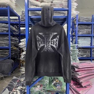 BXNX Weat Coast Choppers West Coast Iron Cross Washed Vintage Hoodie