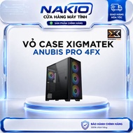 XIGMATEK ANUBIS PRO 4FX Case (EN40771) - Premium Gaming E-ATX, with 4 ARGB Fans (3x X40A, 1x X20A)