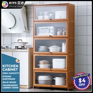 Kitchen Cabinet Storage Cupboard Multi-layer Kitchen Rack Home Furniture Cabinet Bedroom Wooden Cabinet Sideboard Cabinet