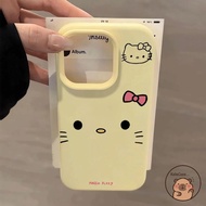 For Xiaomi 17 Ultra Poco X8 Pro Max X7 X6 Pro Xiaomi17Ultra Phone Case Cute Line Hello Kitty Cat Pin