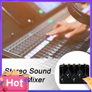 SPVPZ TM400 Mini Audio Mixer Passive 1 Input 4 Output 35mm Adjustable Knob Volume Control Multi-Channels Professional Stereo Sound Audio Mixer Audio Accessories