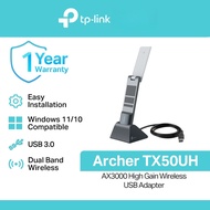 TP-Link | Archer TX50UH | AX3000 | Wi-Fi 6 | High Gain | Wireless | WiFi | USB Adapter | Receiver