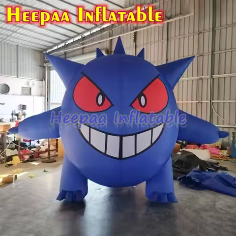 Customize Giant Pokemon Gengar Inflatable Cartoon Decoration Outdoor Advertising Inflatable Model Fo