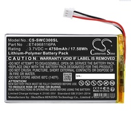 Cameron Sino 3.7V 4750mAh GPS, Navigator Battery ET4968116PA for Swing Caddie SC300 Portable Golf La
