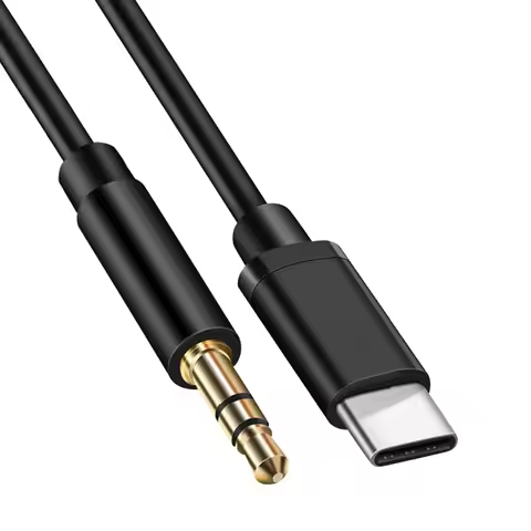 USB Type C To 3.5 Mm TRRS 4 Pole Aux Cable For IPhone 17 18 16 15 ProMax iPad Samsung Headset Mic Ca
