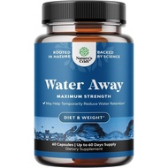 Water Away Water Pills For Swollen Legs and Feet - Diuretic Pills - 60ct