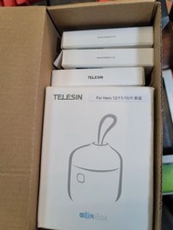 Telesin gopro Hero 9 to 12 battery charger and 3 battery