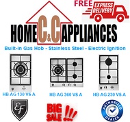 EF  BUILD-IN GAS HOB-STAINLESS STEEL-ELECTRIC IGNITION HB AG 130VS A|HB AG 230VS A |HB AG 360VS A |